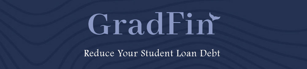 UCC GradFin student loan debt reduction banner graphic
