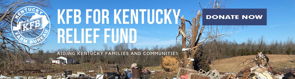 Kentucky Relief fund image with donation button