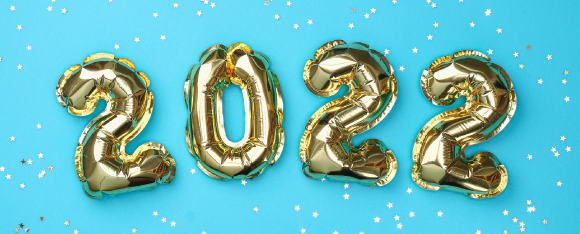 2022 gold celebration balloons January Oral Wellness Newsletter