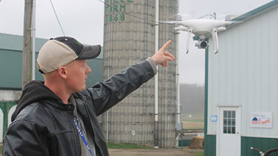 Visit With Dairy Farmer William Thiele to Learn About Drones