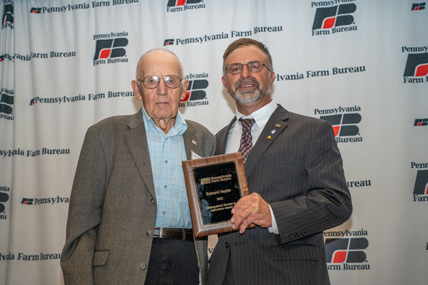 Tioga/Potter’s Edward Heyler Earns Distinguished Service to Agriculture Award