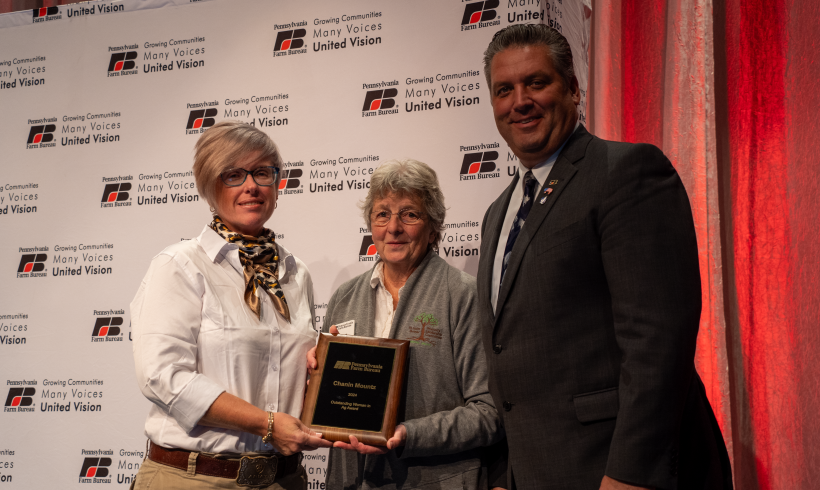 Fulton County Farm Bureau Member Chanin Mountz Wins Pennsylvania Farm Bureau’s Outstanding Woman in Agriculture Award