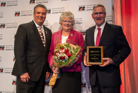 Pennsylvania Secretary of Agriculture Russell Redding Receives Distinguished Service to Agriculture Award